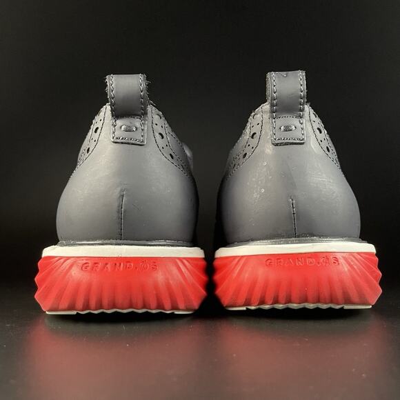 Cole Haan Grand Evolution Men's Size 9 M Blue Wingtip Oxford Casual Dress Shoes - Picture 3 of 9